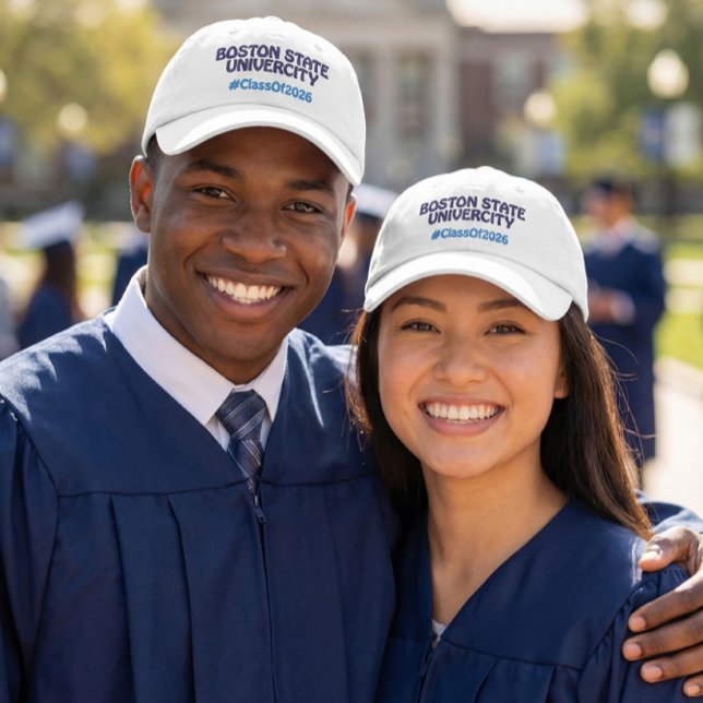 Boné College Name Graduate 2026 Hashtag (Criador carregado)