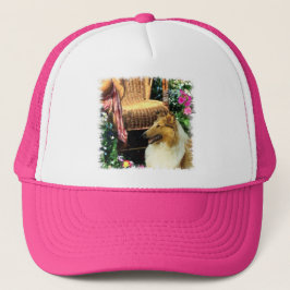 Boné Collie Art Gifts Rough Sable