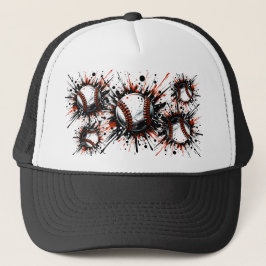 Boné Coloração do chapéu do caminhoneiro de basquetebol