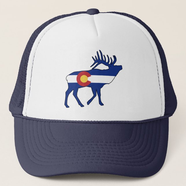 Boné Colorado Flag Elk (Frente)