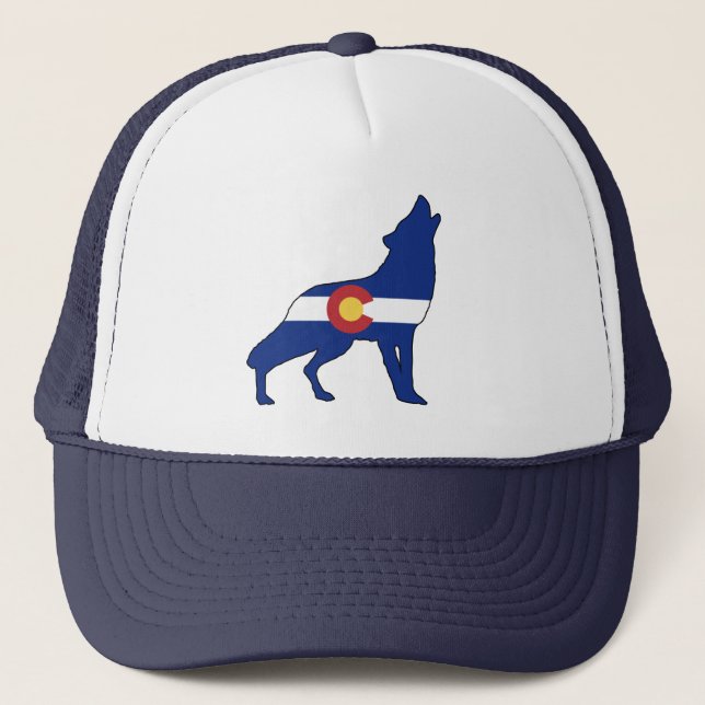 Boné Colorado Flag Wolf (Frente)