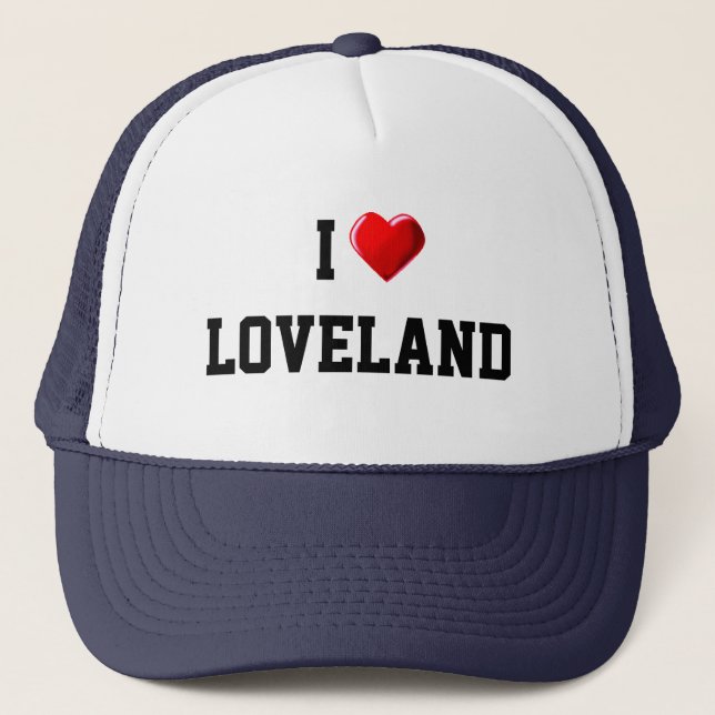 Boné Colorado: I Love Loveland (Frente)