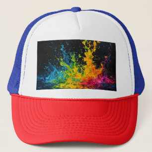 Boné Colorir Coloração de Tinta
