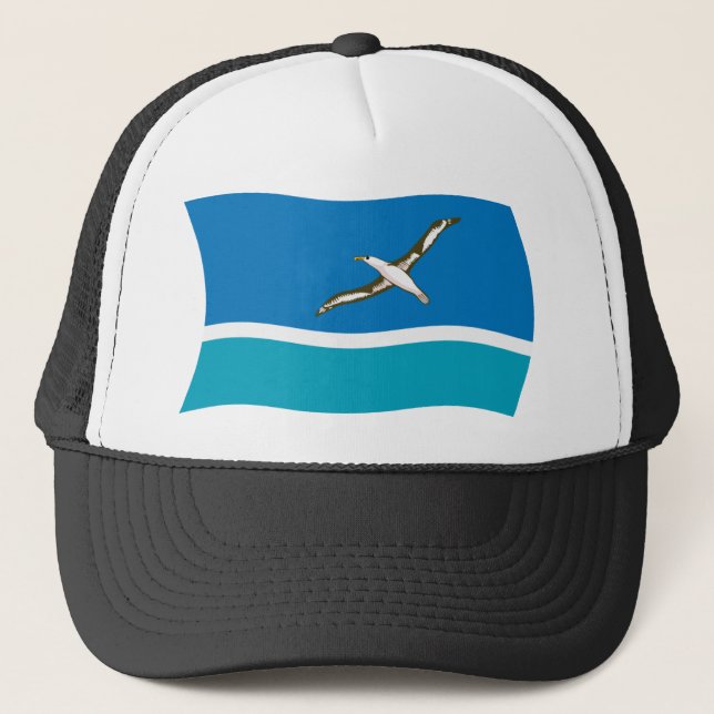 Boné com a bandeira da Ilha de Midway (Frente)