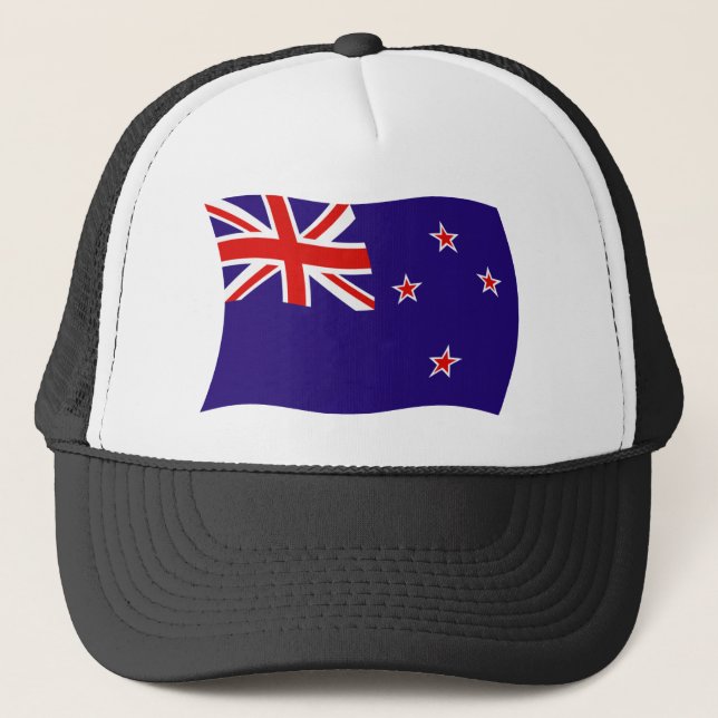 Boné com a Bandeira da Nova Zelândia (Frente)