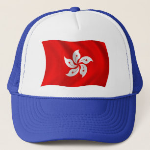 Boné com a Bandeira de Hong Kong