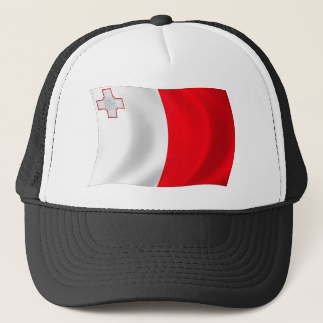 Boné com a Bandeira de Malta (Frente)