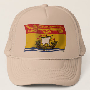 Boné com a Bandeira de New Brunswick
