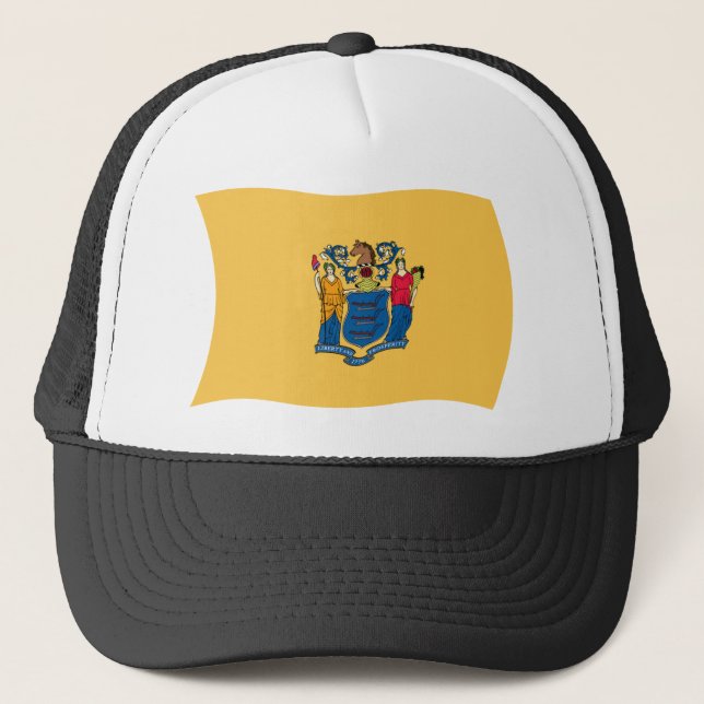 Boné com a Bandeira de Nova Jersey (Frente)