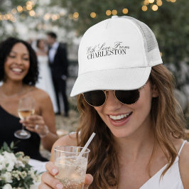 Boné Com Amor da Estação de Produtos de Casamento da Ci