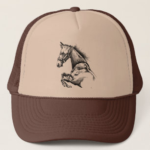 boné com cavalo