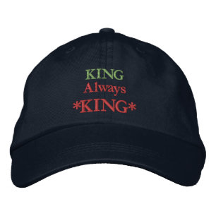 Boné com Citações Motivacionais Impressas KING Sem