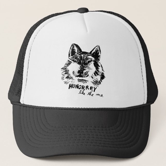 Boné com fome como o lobo (Frente)
