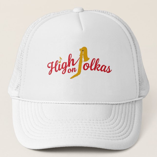 Boné com Logotipo High on Polkas (Frente)