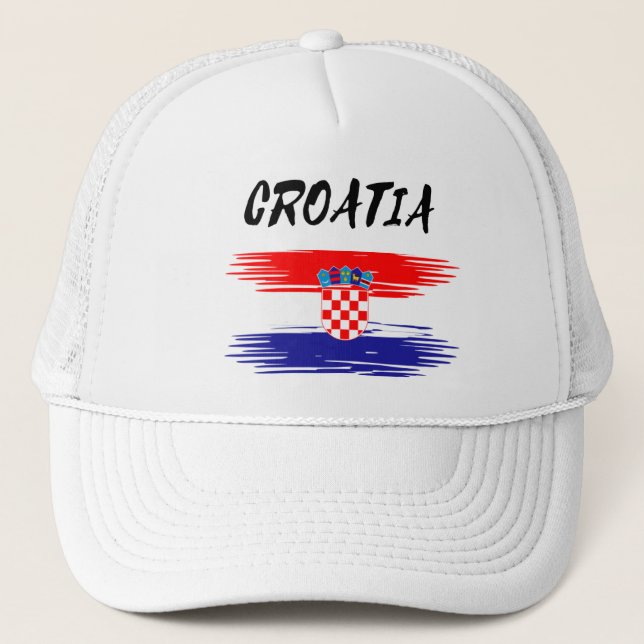 Boné com Motivos Croatas – Perfeito para a Família (Frente)