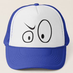 Boné com o "WTF?" Olhos