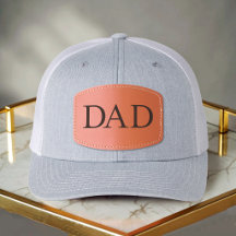 Boné com Remendo de Couro Cinza Clássico DAD