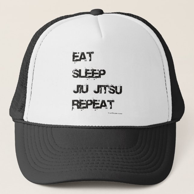 Boné Coma a repetição de Jiu Jitsu do sono (Frente)