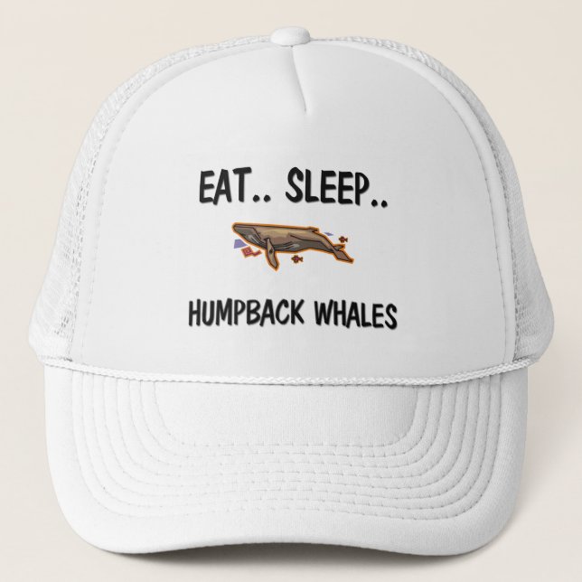 Boné Coma BALEIAS de HUMPBACK do sono (Frente)
