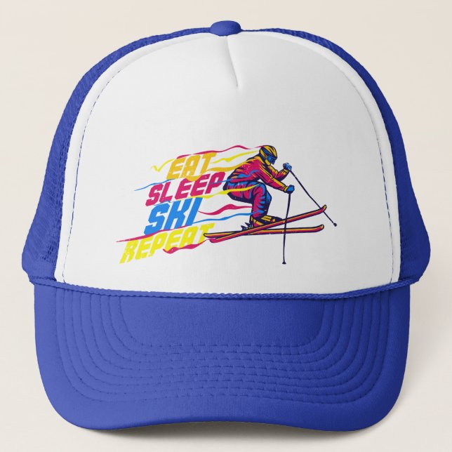 Boné Coma O Céu Do Sono Repete Presente Engraçado Para  (Frente)