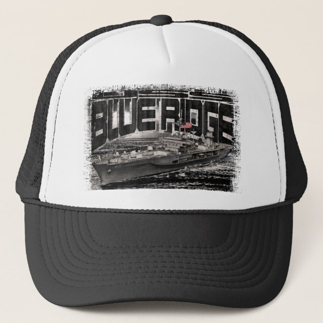 Boné Comando de nave Blue Ridge Trucker Hat Trucker Hat (Frente)