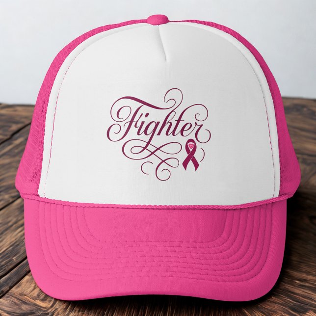 Boné Combater a Consciência do Cancer da Mama (Criador carregado)