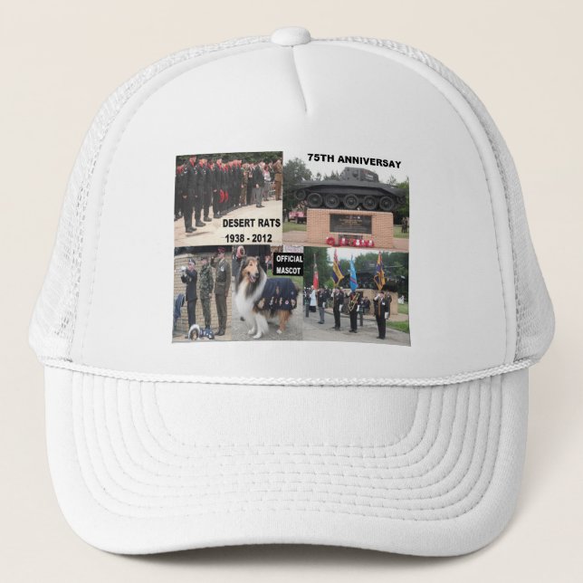 Boné Comemorações do 75º aniversário do Hat Desert Rat (Frente)