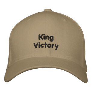 Boné Comfort KING Texto da Vitória Royal Stylish-Chapéu