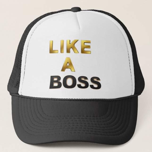 Boné Como um chapéu do chefe (Frente)