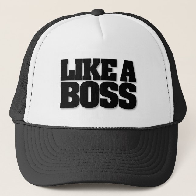 Boné COMO UM CHEFE, um design para o chefe! (Frente)