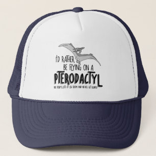 Boné Companhia Aérea de Pterodactyl Dinossaur Voadora