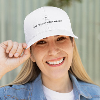 Boné Company Business Name Branding Black Script