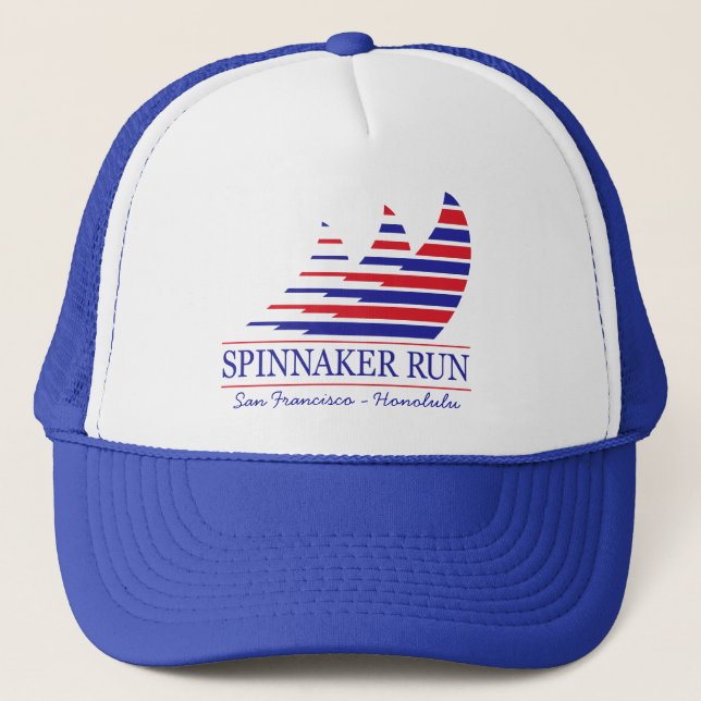 Boné Competindo o _Spinnaker Run_SF - Honolulu das (Frente)