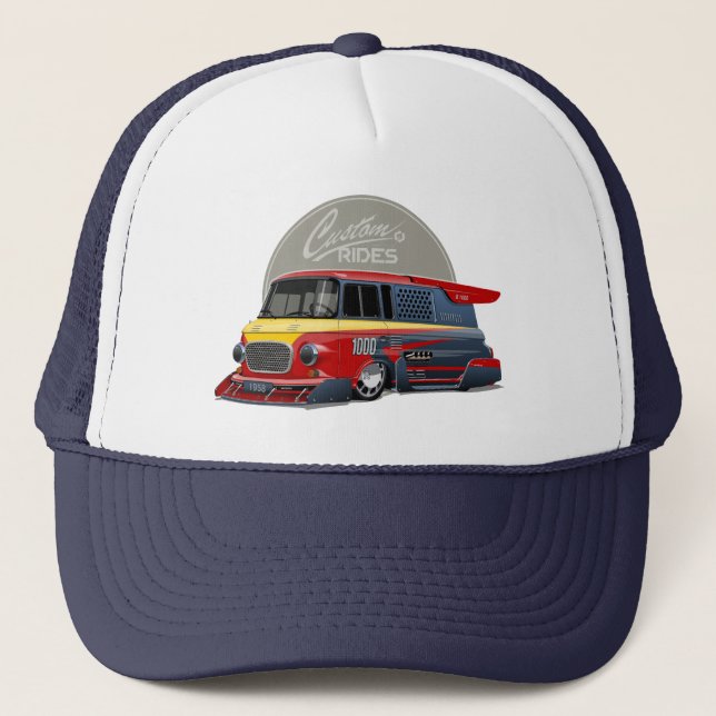 Boné Conceito de van de retrocorrida personalizado (Frente)