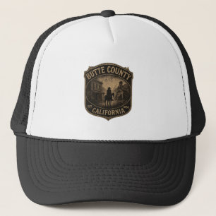 Boné Condado de Butte Califórnia – design de emblema da