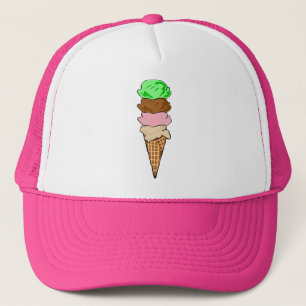 Boné Cone do sorvete