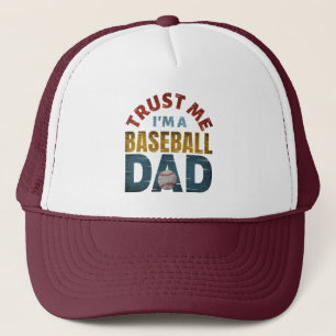 BONÉ CONFIE EM MIM, SOU UM PAI DE BEISBOL