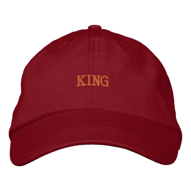 Boné Conjunto Casual Vibrante KING Vermelho-Energia Pod (Frente)