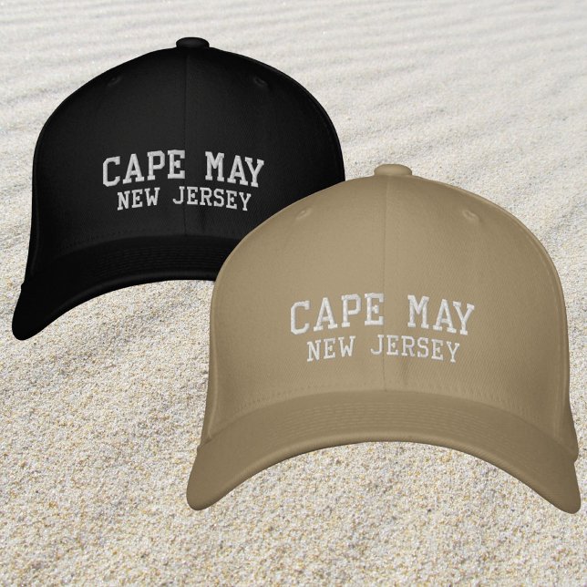 Boné Conjunto de férias na praia de Cape May Nova Jerse (Criador carregado)