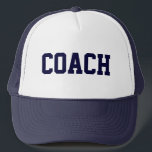 Boné Controlador COACH Hat {Marinho Azul}<br><div class="desc">O presente perfeito para o seu treinador!</div>