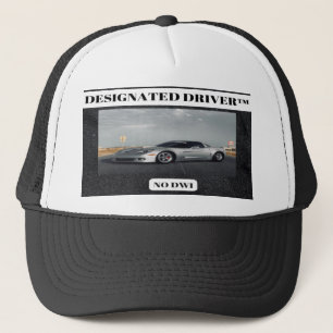 Boné Controlador designado Corvette Black and White Tru