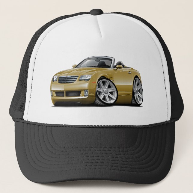 Boné Convertible Dourado do fogo cruzado (Frente)