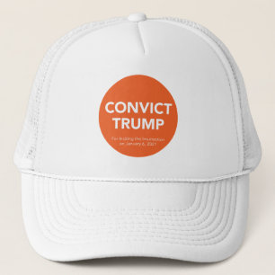 Boné CONVICTO? TRUMP Hat (branco)