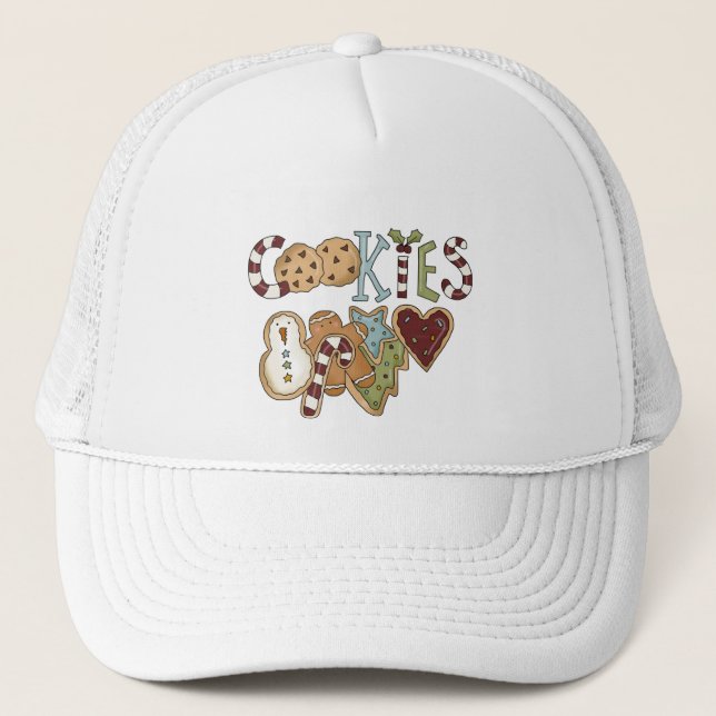 Boné Cookies para Papais noeis e presentes (Frente)