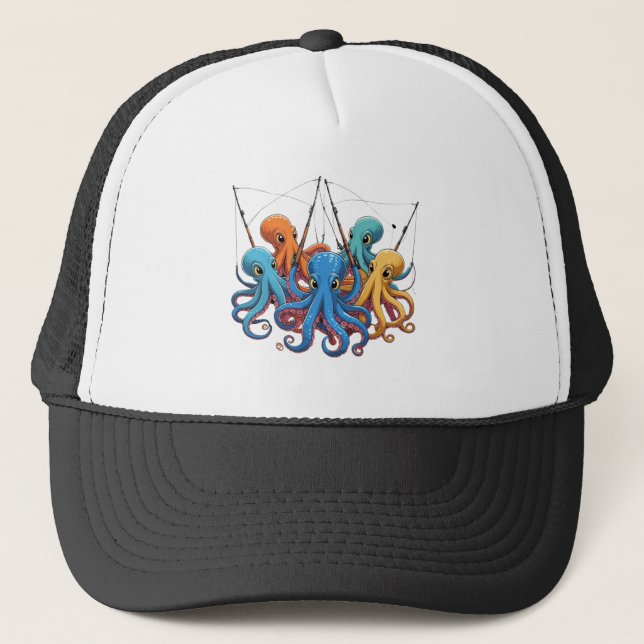 Boné Cool Octopus Fishing Cap (Frente)