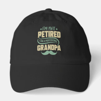 Boné Cool Professional Grandpa word art