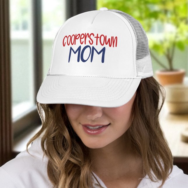 Boné Cooperstown MOM Baseball / Torneio Vermelho Azul (Criador carregado)