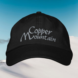Boné Copper Mountain Colorado bordou chapéu