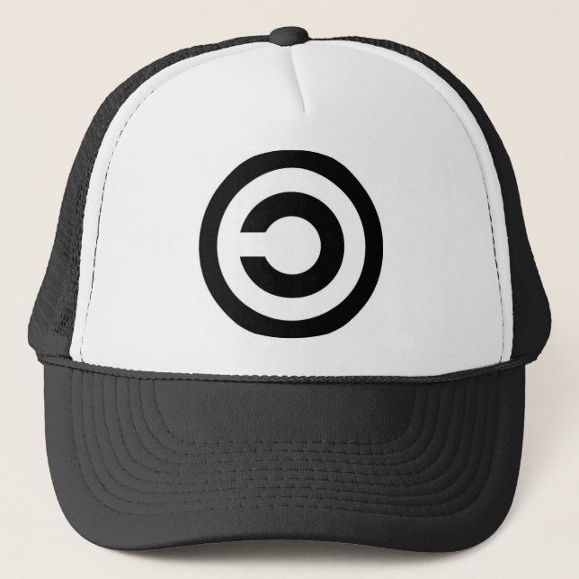 Boné copyleft (Frente)