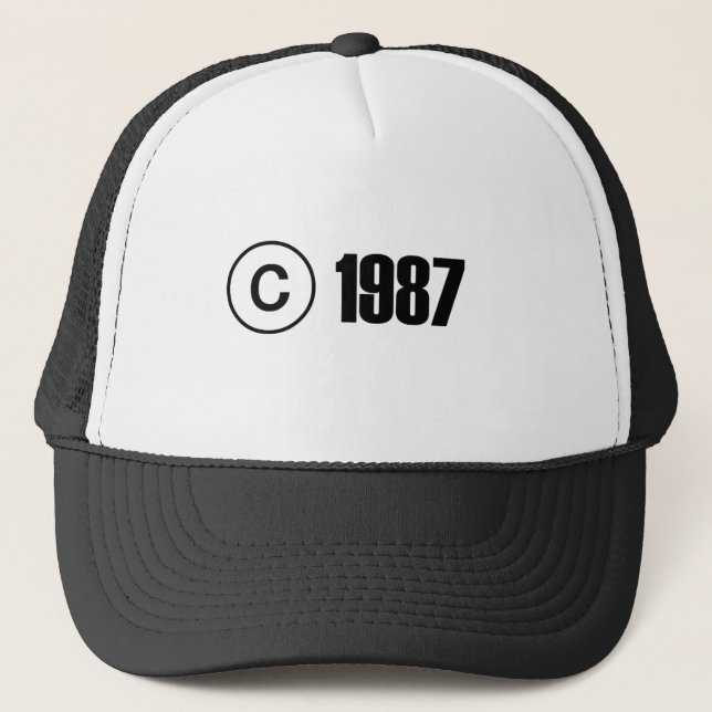Boné Copyright 1987 (Frente)